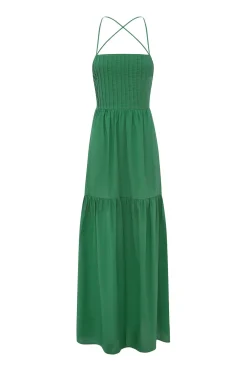 ALEXIS DRESS - TOPAZ GREEN | POSSE Cheap