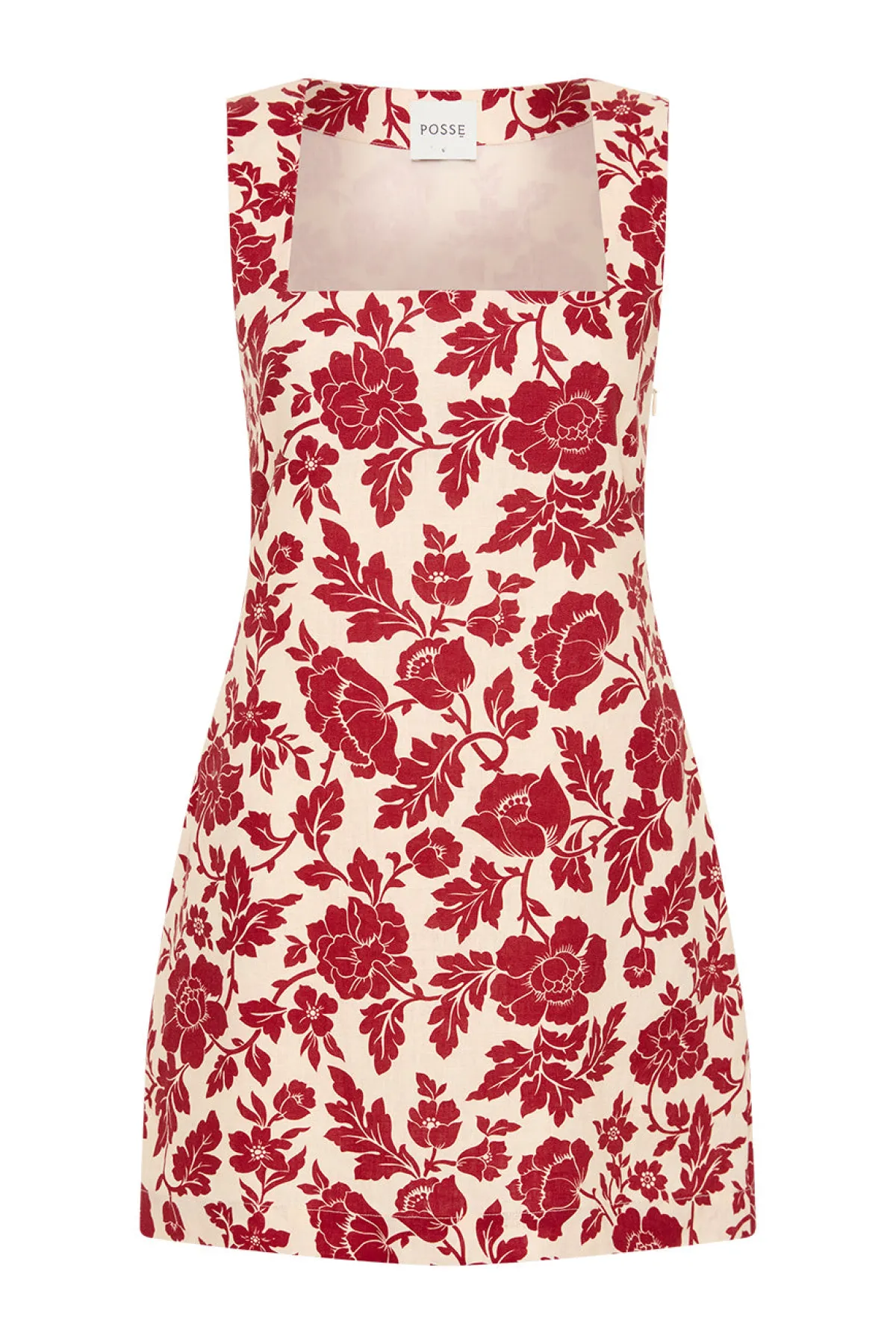 ALICE MINI DRESS - SCARLET BLOOM | POSSE Shop