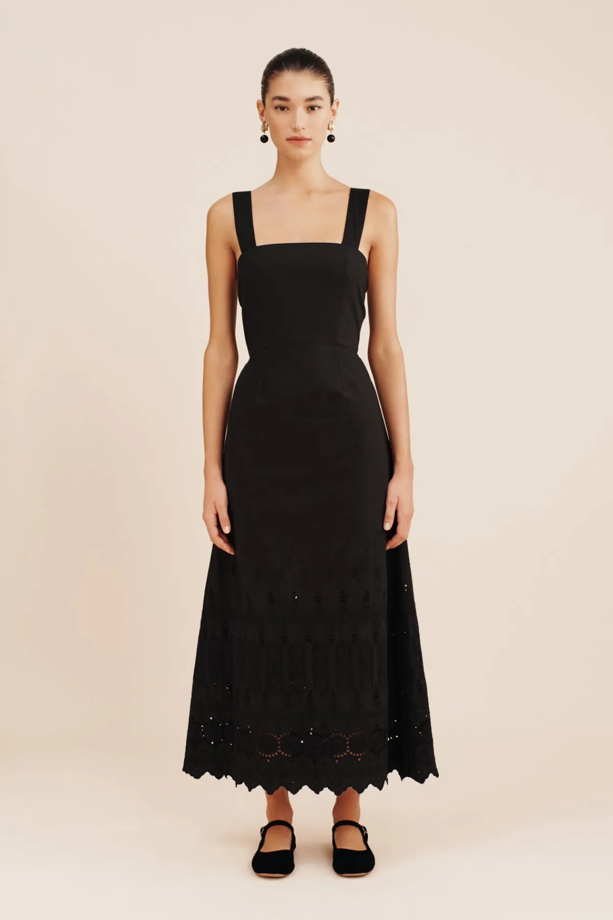 AMELIA SQUARE NECK DRESS - | POSSE Store