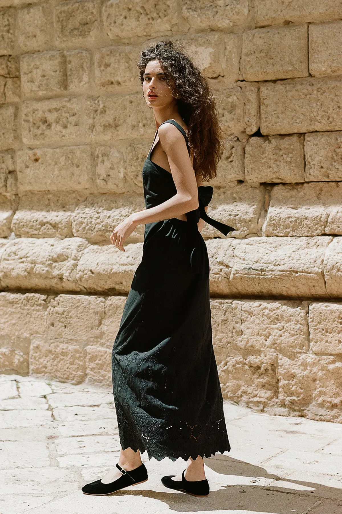 AMELIA SQUARE NECK DRESS - | POSSE Store