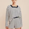 ARCHIE SHORT - NAVY STRIPE | POSSE Online