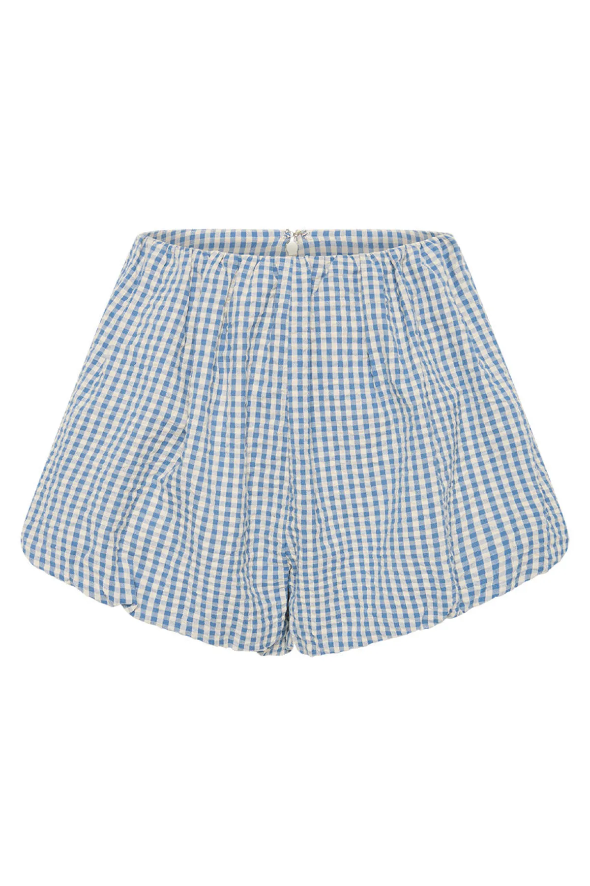 AURELIA SHORT - BLUE GINGHAM | POSSE Cheap