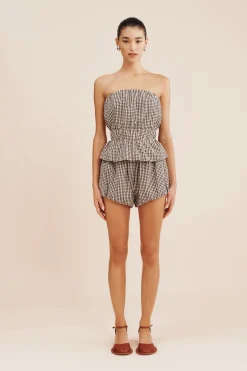 AURELIA STRAPLESS TOP - | POSSE Cheap