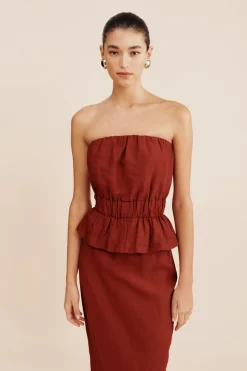 AURELIA STRAPLESS TOP - | POSSE Store