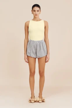 AXEL BOAT TANK - BUTTER YELLOW | POSSE Fashion