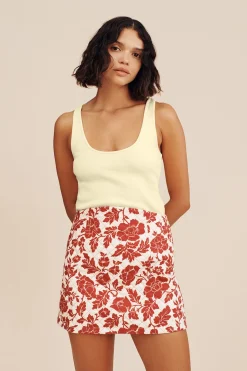AXEL SCOOP TANK - BUTTER YELLOW | POSSE Outlet