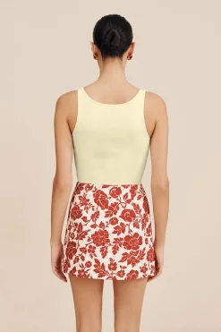 AXEL SCOOP TANK - BUTTER YELLOW | POSSE Outlet