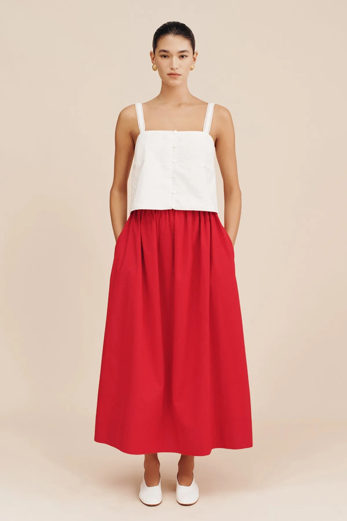 BERYL CAMI - VINTAGE WHITE | POSSE Flash Sale
