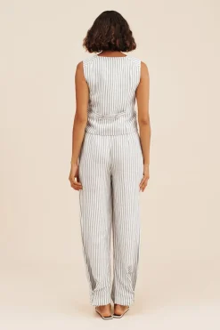 DIANA VEST - SEAGRASS STRIPE | POSSE Cheap
