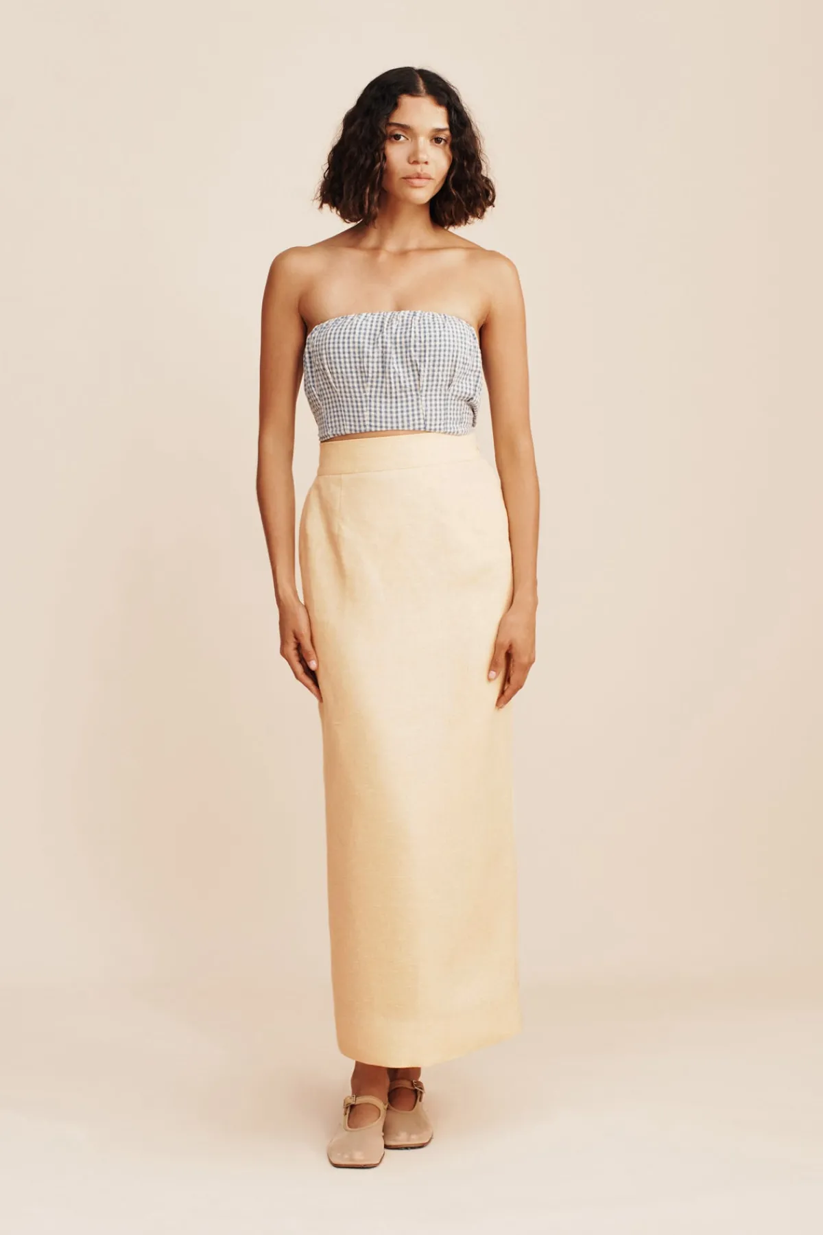 EMMA PENCIL SKIRT - DUSTY CITRON | POSSE Outlet