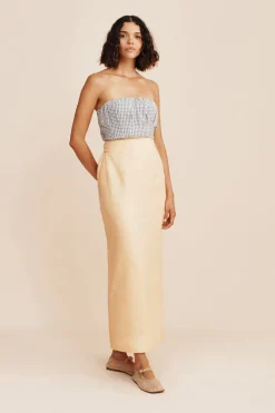 EMMA PENCIL SKIRT - DUSTY CITRON | POSSE Outlet