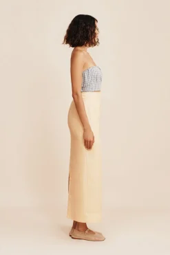 EMMA PENCIL SKIRT - DUSTY CITRON | POSSE Outlet