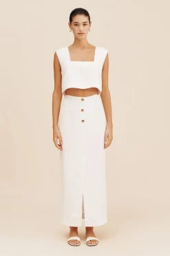 GIGI COLUMN SKIRT - | POSSE Cheap