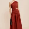 JOSLIN ONE SHOULDER DRESS - | POSSE Sale