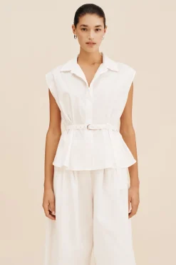 JUNO SHIRT - VINTAGE WHITE | POSSE New
