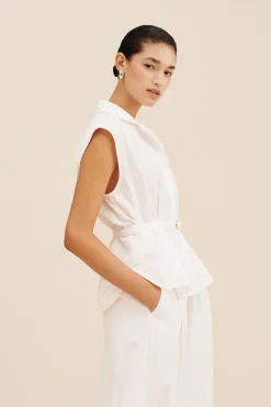 JUNO SHIRT - VINTAGE WHITE | POSSE New