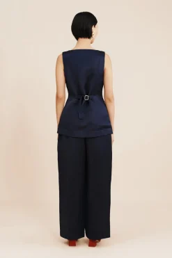 LORENZO HIGH NECK VEST - | POSSE Best