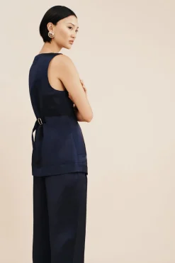 LORENZO HIGH NECK VEST - | POSSE Best