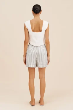 LORENZO SHORT - SEAGRASS STRIPE | POSSE Discount