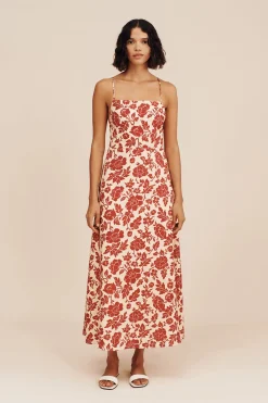 LORI DRESS - SCARLET BLOOM | POSSE Best