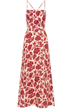 LORI DRESS - SCARLET BLOOM | POSSE Best
