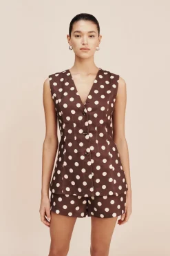 LORI VEST - POLKA DOT | POSSE Fashion