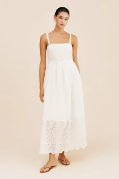 LOUISA DRESS - VINTAGE WHITE | POSSE Clearance