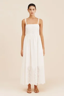 LOUISA DRESS - VINTAGE WHITE | POSSE Clearance