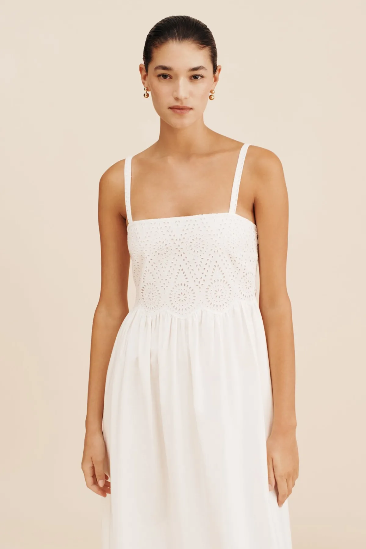LOUISA DRESS - VINTAGE WHITE | POSSE Clearance