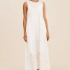 LOUISA SHIFT DRESS - VINTAGE WHITE | POSSE Cheap