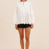 LOUISA SHIRT - VINTAGE WHITE | POSSE Flash Sale