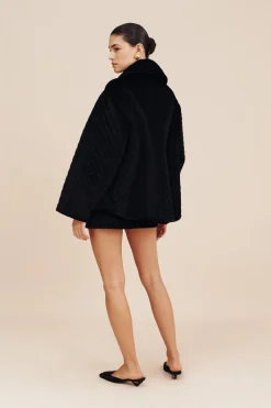 MARLEY JACKET - BLACK VELVET | POSSE Online
