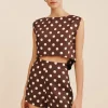 MARTINA CROP TOP - POLKA DOT | POSSE Cheap