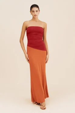 MASON SKIRT - BURNT ORANGE | POSSE Cheap