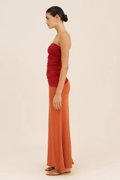 MASON SKIRT - BURNT ORANGE | POSSE Cheap