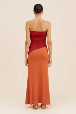 MASON SKIRT - BURNT ORANGE | POSSE Cheap