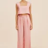 PRESLEY TROUSER - PINK SALT | POSSE Discount