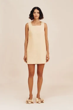 RIO SHIFT DRESS - DUSTY CITRON | POSSE Online