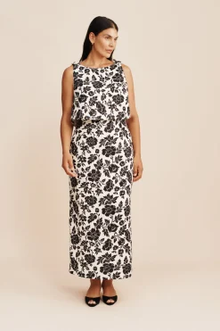 ROMEO TOP - NOIR BLOOM | POSSE Cheap