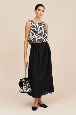ROMEO TOP - NOIR BLOOM | POSSE Cheap