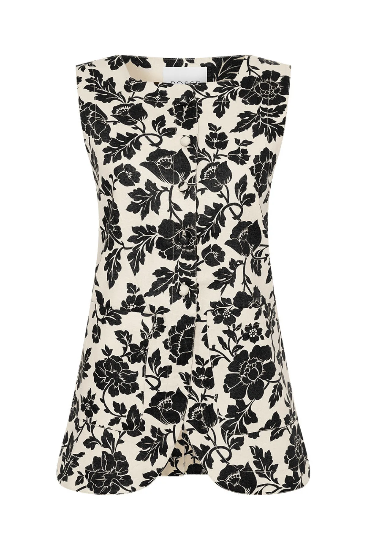 ROMEO VEST - NOIR BLOOM | POSSE Clearance