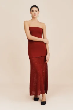 ROMY STRAPLESS DRESS - | POSSE Cheap