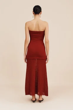 ROMY STRAPLESS DRESS - | POSSE Cheap