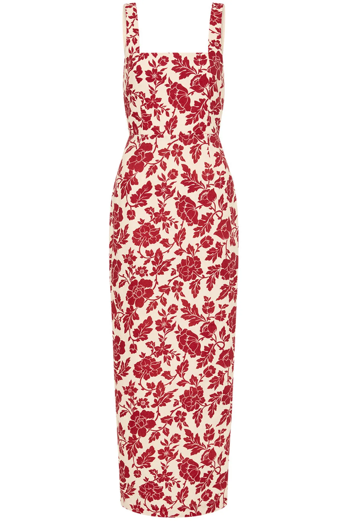 SKYLA COLUMN DRESS - SCARLET BLOOM | POSSE Shop