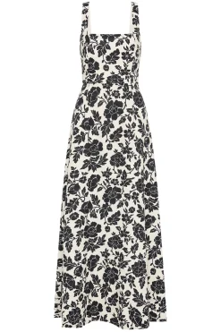 SKYLA DRESS - NOIR BLOOM | POSSE Flash Sale