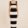 THEO SKIRT - BLACK STRIPE | POSSE Cheap