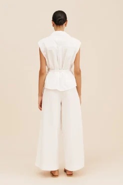 WESLEY TROUSER - VINTAGE WHITE | POSSE Shop